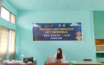 PELATIHAN AGEN PERUBAHAN ANTI PERUNDUNGAN DI SMKN 1 SIGI